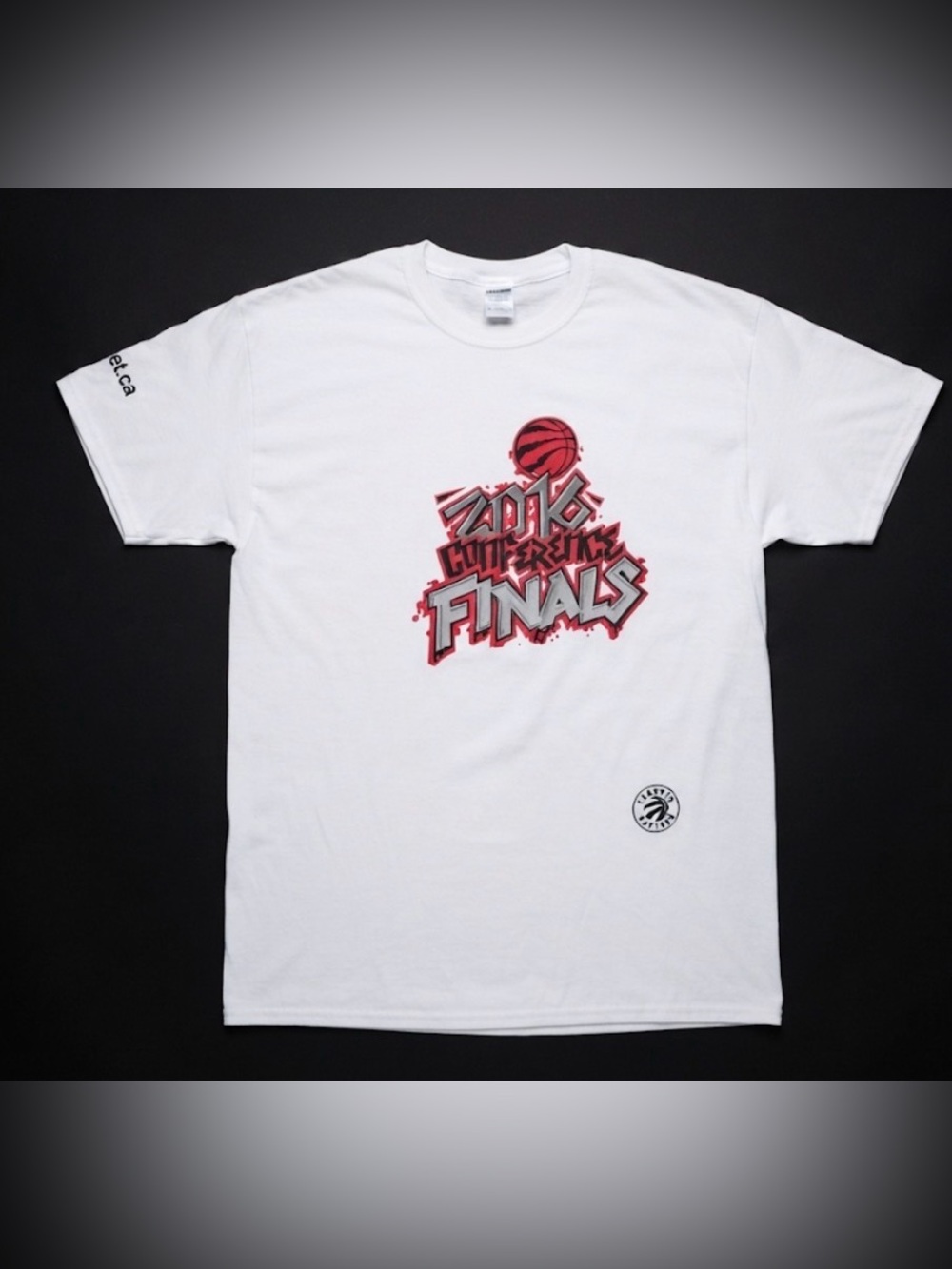Jerzees Toronto Raptors 2016 Conference Finals T-Shirt Men XL White Graphic Tee